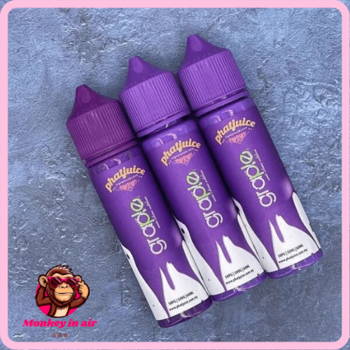 大菸油-嗨揪葡萄-首 『大煙油 』 <br>PHATJUICE GRAPLE<br> 酷斃葡萄 6MG 馬來西亞